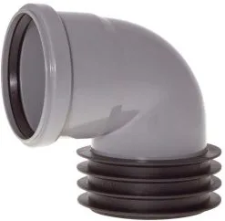 Airfit Winkel-Steckmuffe 112110WS DN 110 X 110, Grau