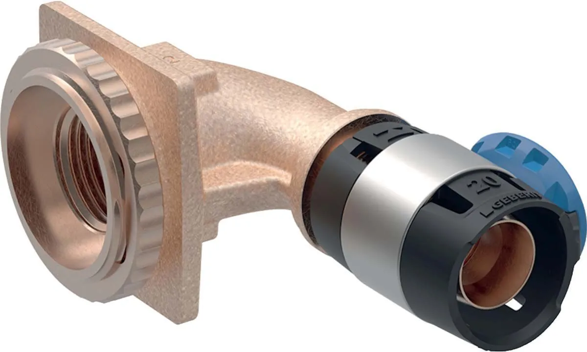 Geberit FlowFit Anschluswinkel 620890001 DN 12, Ø 16 Mm, Rp 1/2, 90Grad, Für UP-Spülkasten 1 Geberit FlowFit Anschluswinkel 620890001 DN 12, Ø 16 Mm, Rp 1/2, 90Grad, Für UP-Spülkasten