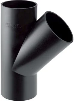 Geberit Pe Abzweig 366130161 DN 90/90, 45Grad, PE-HD