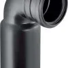 Geberit Pe Anschlussbogen 367070161 DN 100/90, 90Grad, PE-HD, Für Wand-WC