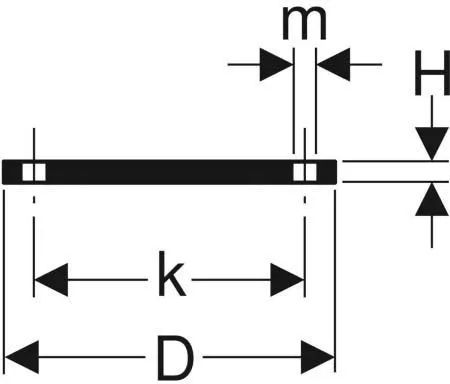 Geberit Pe Blindflansch 361748001 Stahl, DN 50, Kunststoffbeschichtet 2 Geberit Pe Blindflansch 361748001 Stahl, DN 50, Kunststoffbeschichtet – Bild 2