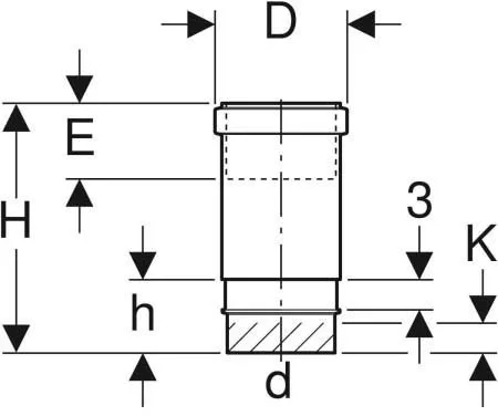 Geberit Pe Langmuffe 361700161 DN 50, Mit Doppelbund Und Schutzdeckel, PE-HD 2 Geberit Pe Langmuffe 361700161 DN 50, Mit Doppelbund Und Schutzdeckel, PE-HD – Bild 2