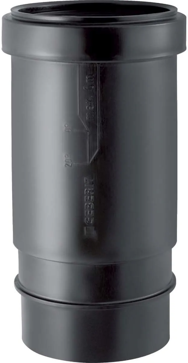 Geberit Pe Langmuffe 361700161 DN 50, Mit Doppelbund Und Schutzdeckel, PE-HD 1 Geberit Pe Langmuffe 361700161 DN 50, Mit Doppelbund Und Schutzdeckel, PE-HD