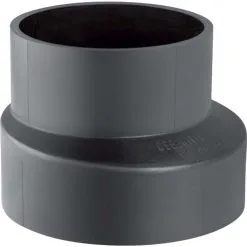 Geberit Pe Reduktion 368586161 DN 125/100, Exzentrisch, Kurz, PE-HD