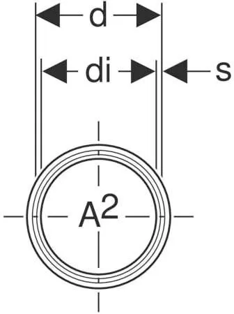 Geberit Silent PP Rohr 390502141 DN 100, 500 Mm, Mit Muffe, Schalloptimiert 2 Geberit Silent PP Rohr 390502141 DN 100, 500 Mm, Mit Muffe, Schalloptimiert – Bild 2