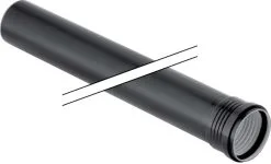 Geberit Silent PP Rohr 390604141 DN 125, 1000 Mm, Mit Muffe, Schalloptimiert