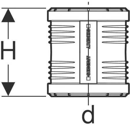 Geberit Silent PP Überschiebemuffe 390317141 DN 70, Schalloptimiert 2 Geberit Silent PP Überschiebemuffe 390317141 DN 70, Schalloptimiert – Bild 2