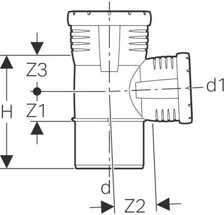 Geberit Silent Pro Abzweig 393248141 DN 50/50, 87,5°, Hochschalldämmend 2 Geberit Silent Pro Abzweig 393248141 DN 50/50, 87,5°, Hochschalldämmend – Bild 2