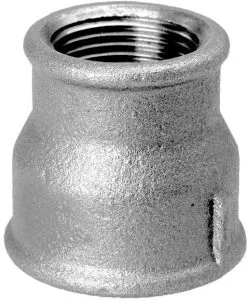 Schmidt, Hermann Hermann Schmidt Temperguss Reduktionsmuffe 13240006 DN 15 X 10, 1/2" X 3/8", IG/IG, Verzinkt