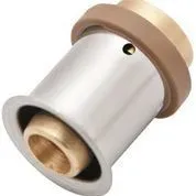 KAN-therm KAN-press 6in1 Stopfen 1009250002 20 Mm, Messing, Mit Presshülse