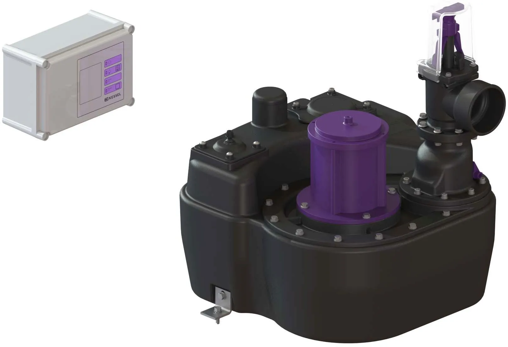 Kessel-Hebeanlage Aqualift-F 28644 Mit Absperreinrichtung 1 Kessel-Hebeanlage Aqualift-F 28644 Mit Absperreinrichtung