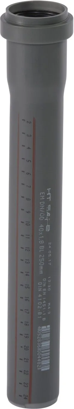 Ostendorf HTsafe HTsafe-Rohr 171010 DN/OD 40, 250mm