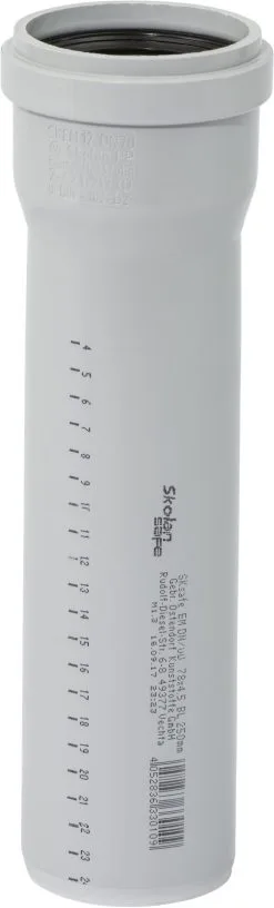 Ostendorf SKOLAN Safe SKOLANsafe-Rohr 333010 DN/OD 78, 250 Mm, Mit Muffe