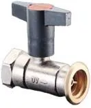 Oventrop Pumpenkugelhahn Optibal P 1078171 Mit Sperrventil, DN25, 1" Innengewinde, Messing