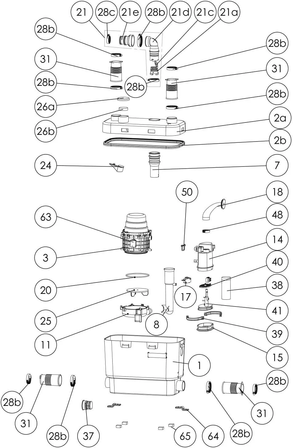 SFA SaniSpeed+ Haushaltspumpe 0026P Grau, Steckerfertig, Für Die Küche 4 SFA SaniSpeed+ Haushaltspumpe 0026P Grau, Steckerfertig, Für Die Küche – Bild 4