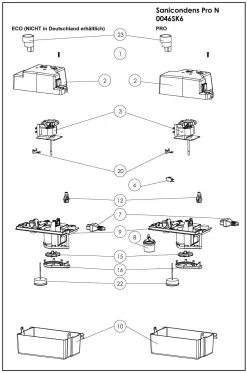 SFA Sanicondens Pro N Kondensatpumpe 0046SK6 Kühlregal, Klima, Heizkessel, Luftentfeuchter, Weiß -Pumpen Verkäufe 2022 SFA Sanicondens Pro N Kondensatpumpe 0046SK6 Kuehlregal Klima Heizkessel Luftentfeuchter weiss 3