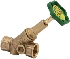 SCHLÖSSER Schlösser Freistromventil 0015051500001 DN 15, Rp 1/2, Ohne Entleerung, Steigende Spindel