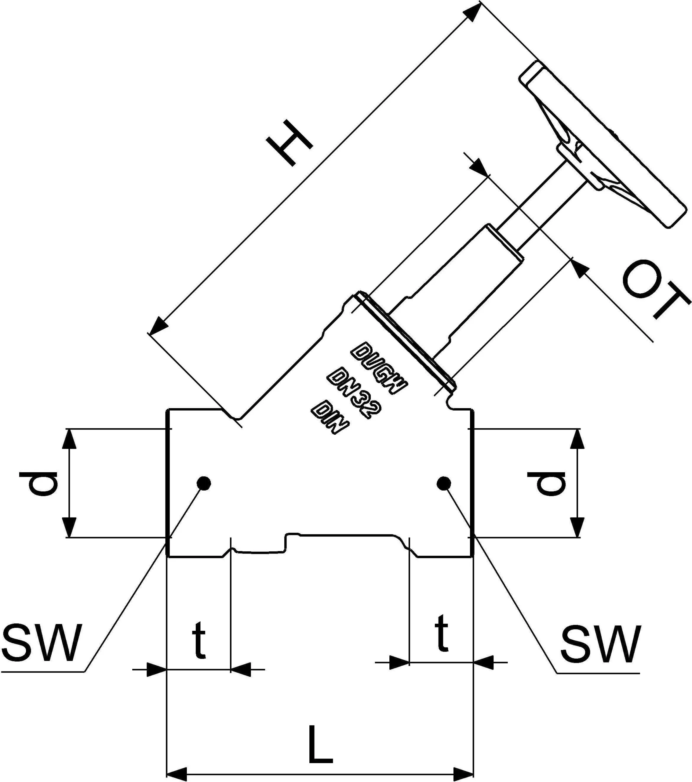 SCHLÖSSER Schlösser Freistromventil 0015053200001 DN 32, G 1 1/4, Ohne Entleerung, Steigende Spindel 2 SCHLÖSSER Schlösser Freistromventil 0015053200001 DN 32, G 1 1/4, Ohne Entleerung, Steigende Spindel – Bild 2