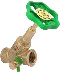 SCHLÖSSER Schlösser Freistromventil 0015102000001 DN 20, Rp 3/4, Mit Entleerung, Steigende Spindel