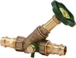 SCHLÖSSER Schlösser Freistromventil 0015381800001 DN 20, 18mm, IG, Mit Entleerung, Nichtsteigende Spindel