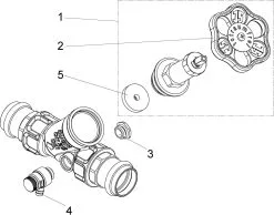 SCHLÖSSER Schlösser Freistromventil 0015382800001 DN 25, 28mm, IG, Mit Entleerung, Nichtsteigende Spindel -Pumpen Verkäufe 2022 Schloesser Freistromventil 0015382800001 DN 25 28mm IG mit Entleerung nichtsteigende Spindel 2 scaled