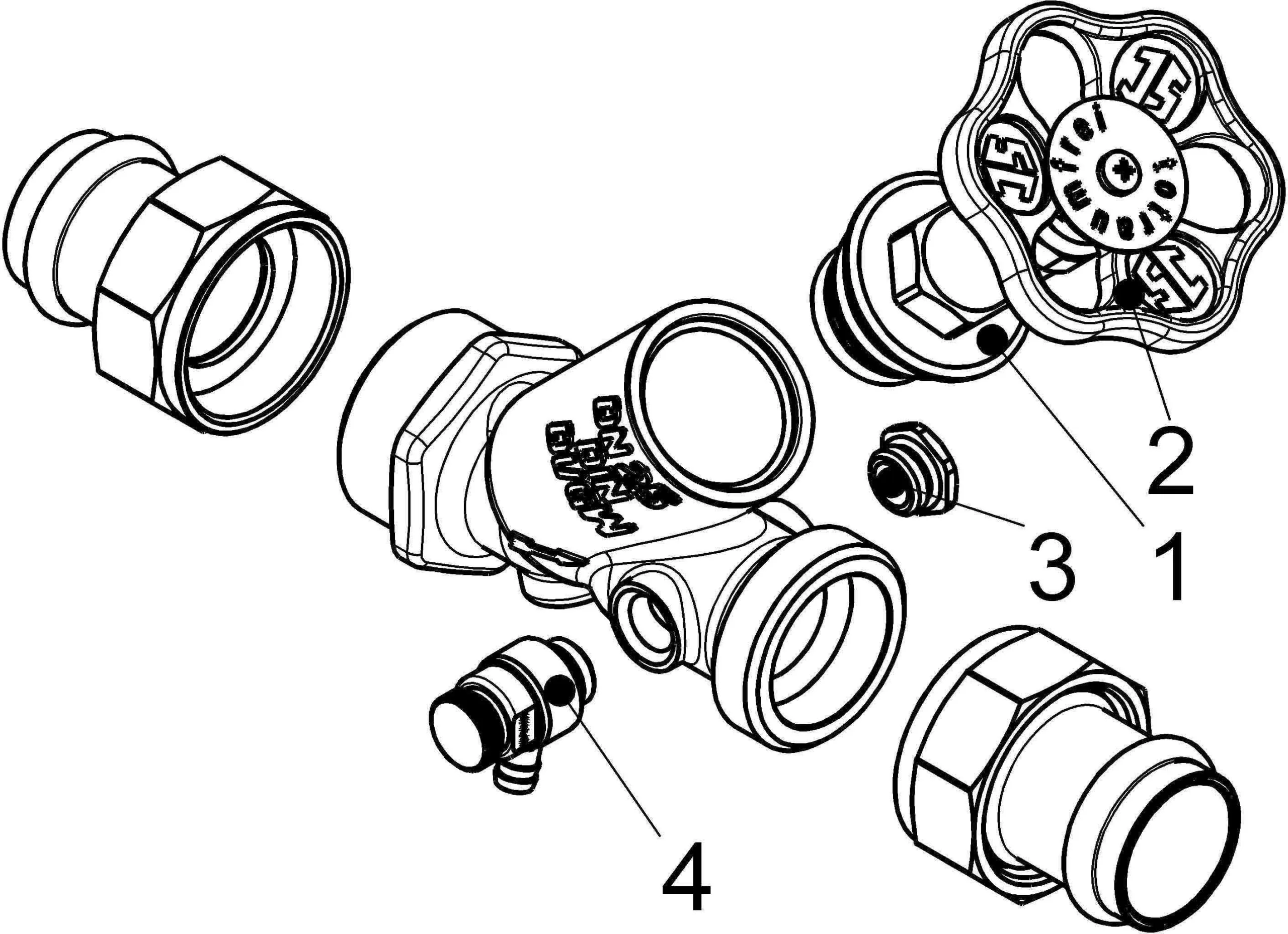 SCHLÖSSER Schlösser Freistromventil 0015871500001 DN 15, 15mm, AG, Mit Entleerung, Nichtsteigende Spindel 3 SCHLÖSSER Schlösser Freistromventil 0015871500001 DN 15, 15mm, AG, Mit Entleerung, Nichtsteigende Spindel – Bild 3