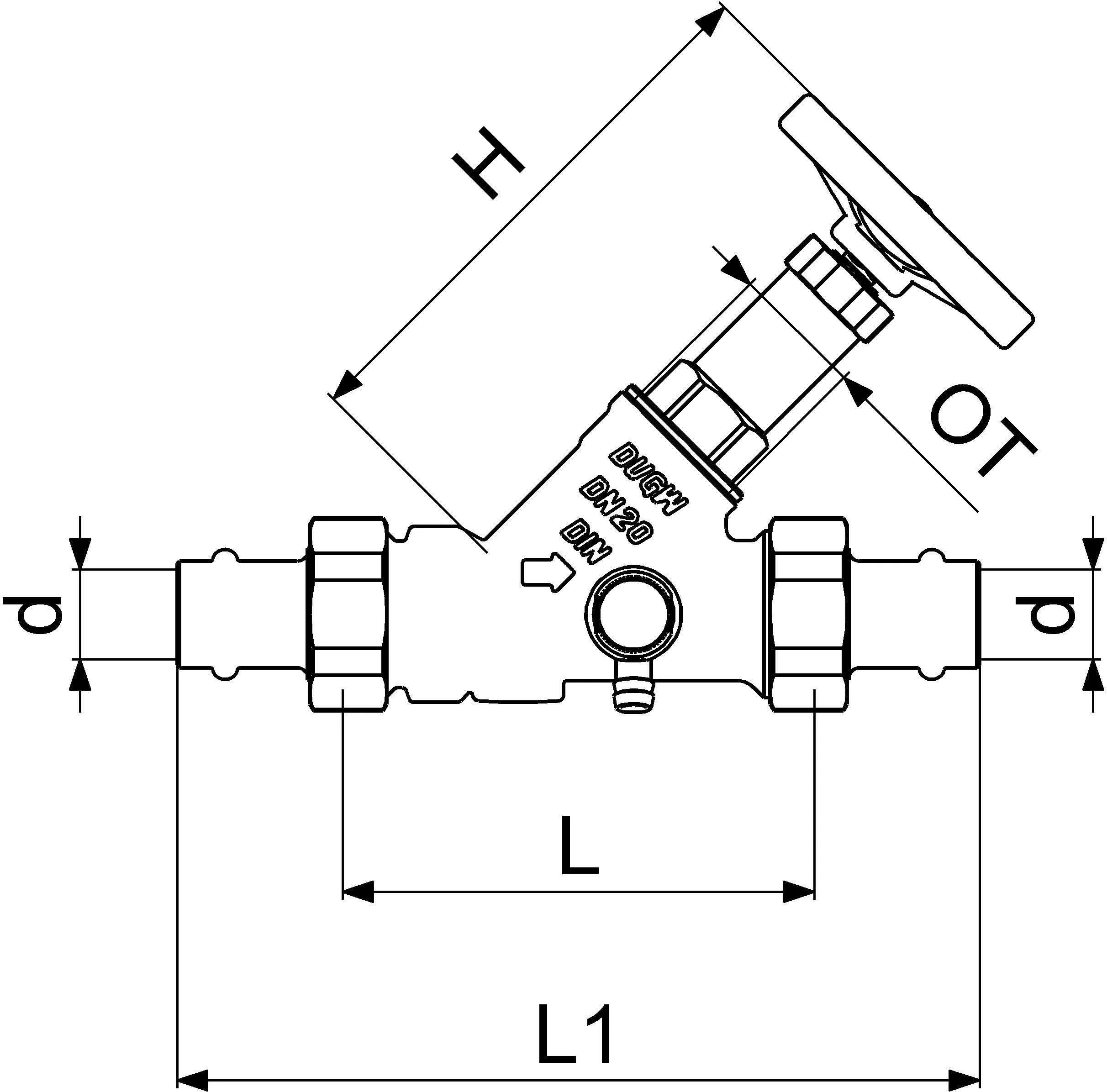 SCHLÖSSER Schlösser Freistromventil 0015871800001 DN 20, 18mm, AG, Mit Entleerung, Nichtsteigende Spindel 2 SCHLÖSSER Schlösser Freistromventil 0015871800001 DN 20, 18mm, AG, Mit Entleerung, Nichtsteigende Spindel – Bild 2
