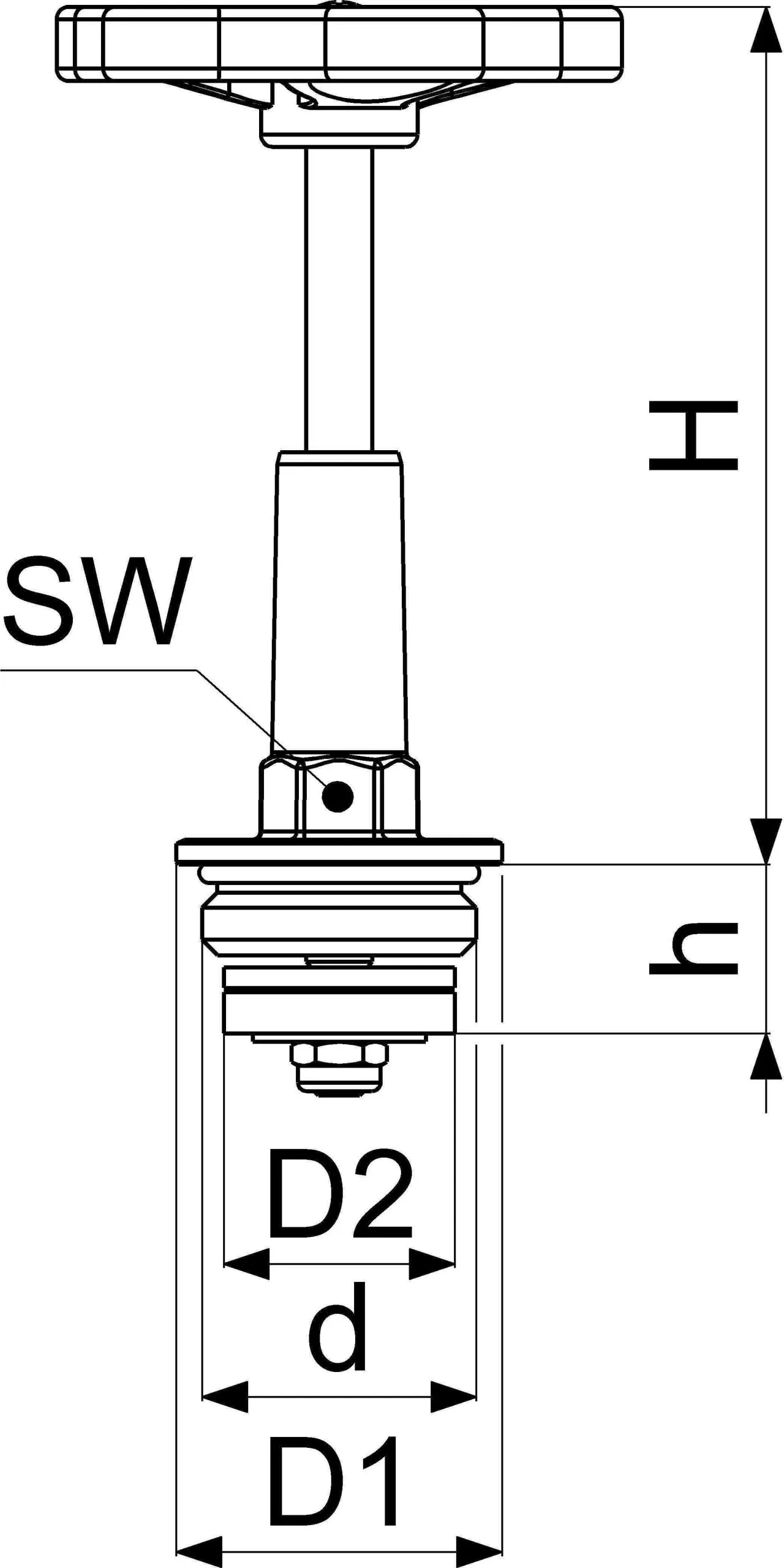SCHLÖSSER Schlösser Freistromventil-Oberteil 0018162500001 DN 25, G 1, Messing, Steigende Spindel 2 SCHLÖSSER Schlösser Freistromventil-Oberteil 0018162500001 DN 25, G 1, Messing, Steigende Spindel – Bild 2