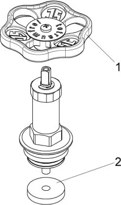 SCHLÖSSER Schlösser Freistromventil-Oberteil 0018182500001 DN 25, G 1, Messing, Nichtsteigende Spindel -Pumpen Verkäufe 2022 Schloesser Freistromventil Oberteil 0018182500001 DN 25 G 1 Messing nichtsteigende Spindel 2