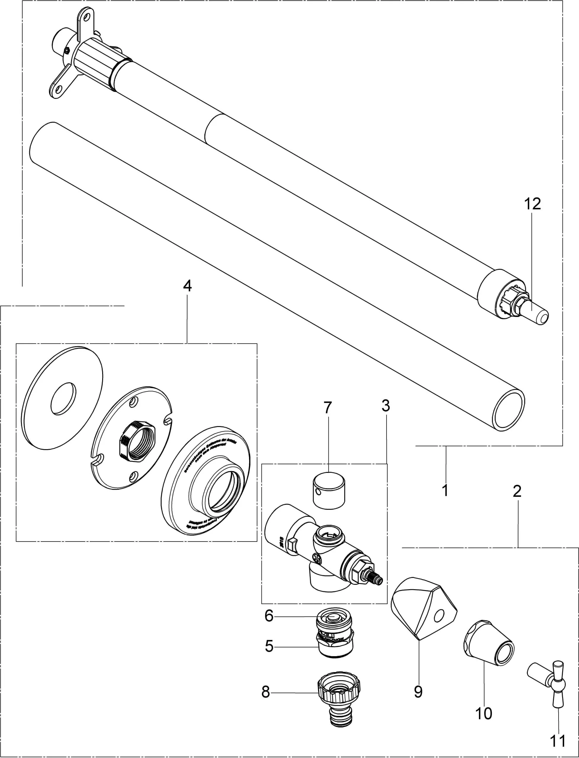 SCHLÖSSER Schlösser Frost-Tec Außenarmatur 0028151550001 1/2", Dreikantgriff, Mit Steckschlüssel, Für Rohbau, Chrom 3 SCHLÖSSER Schlösser Frost-Tec Außenarmatur 0028151550001 1/2", Dreikantgriff, Mit Steckschlüssel, Für Rohbau, Chrom – Bild 3