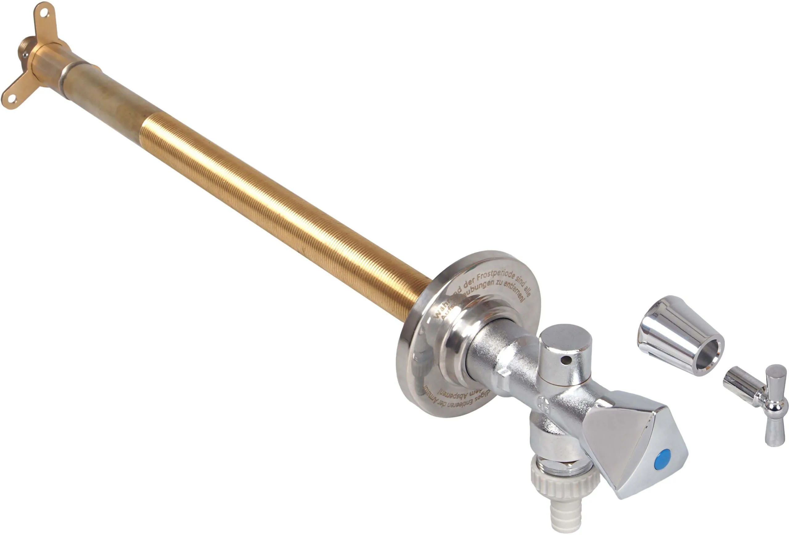 SCHLÖSSER Schlösser Frost-Tec Außenarmatur 0028151550001 1/2", Dreikantgriff, Mit Steckschlüssel, Für Rohbau, Chrom 1 SCHLÖSSER Schlösser Frost-Tec Außenarmatur 0028151550001 1/2", Dreikantgriff, Mit Steckschlüssel, Für Rohbau, Chrom