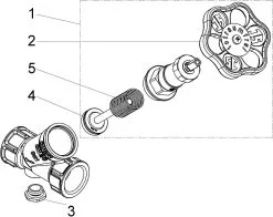 SCHLÖSSER Schlösser KFR-Ventil 0016252000001 DN 20, Rp 3/4, Ohne Entleerung, Nichtsteigende Spindel -Pumpen Verkäufe 2022 Schloesser KFR Ventil 0016252000001 DN 20 Rp 3 4 ohne Entleerung nichtsteigende Spindel 2 scaled