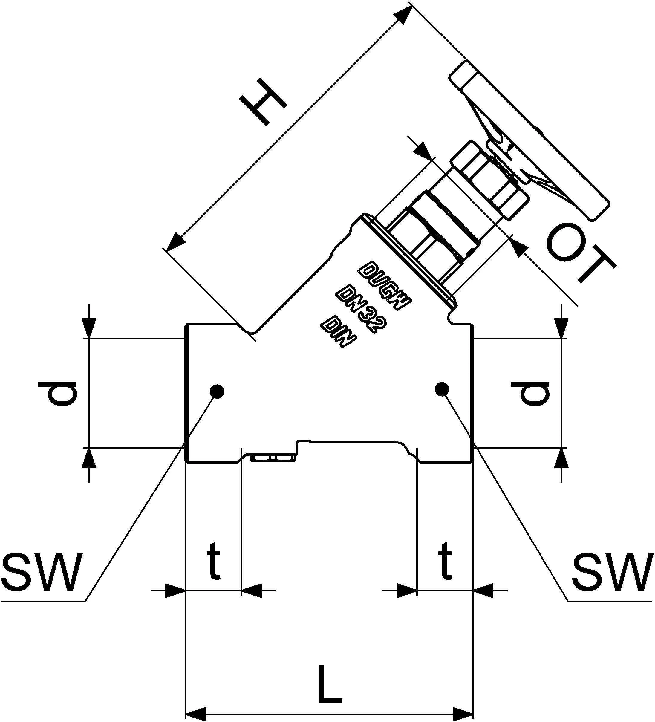 SCHLÖSSER Schlösser KFR-Ventil 0016253200001 DN 32, G 1 1/4, Ohne Entleerung, Nichtsteigende Spindel 2 SCHLÖSSER Schlösser KFR-Ventil 0016253200001 DN 32, G 1 1/4, Ohne Entleerung, Nichtsteigende Spindel – Bild 2