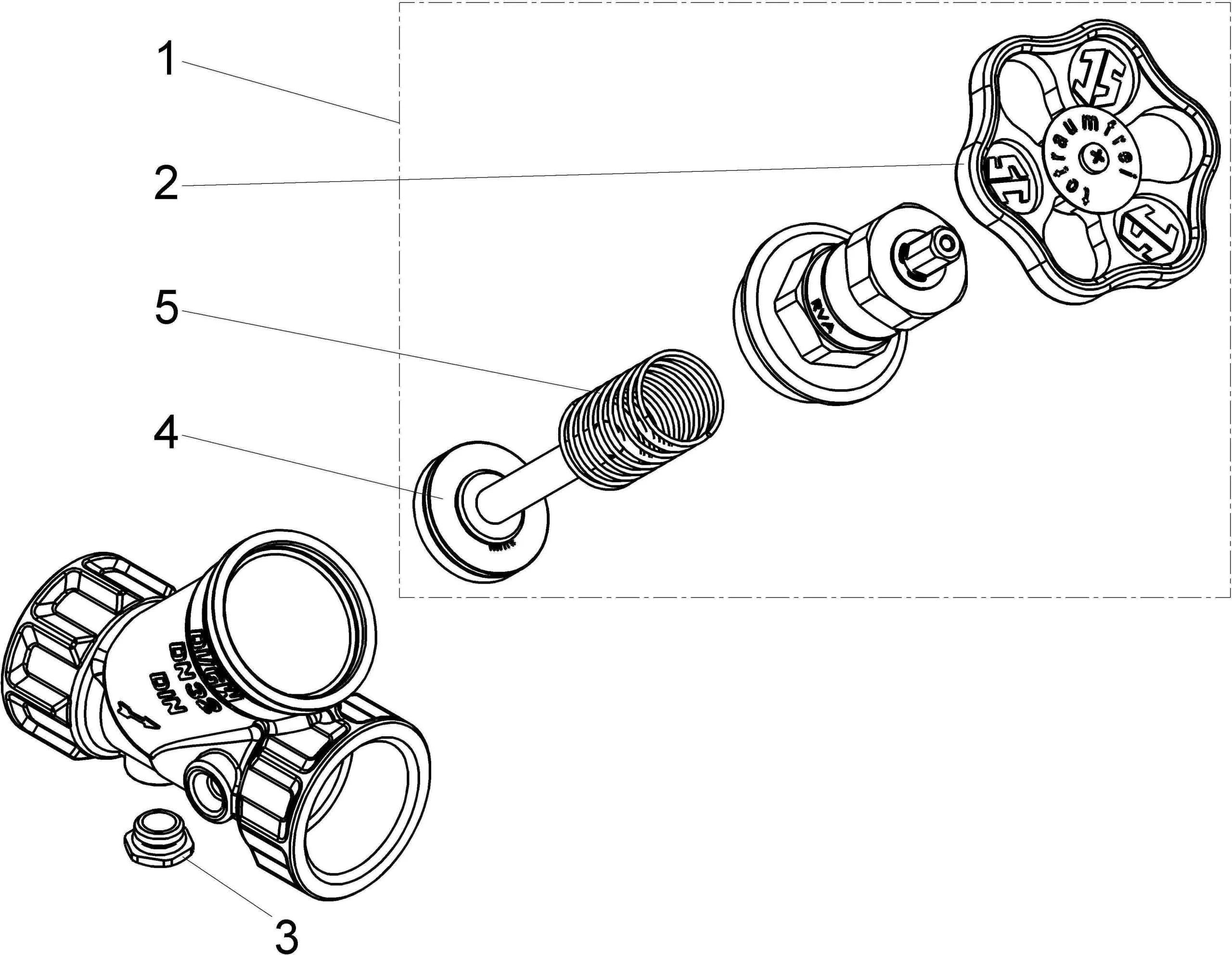 SCHLÖSSER Schlösser KFR-Ventil 0016253200001 DN 32, G 1 1/4, Ohne Entleerung, Nichtsteigende Spindel 3 SCHLÖSSER Schlösser KFR-Ventil 0016253200001 DN 32, G 1 1/4, Ohne Entleerung, Nichtsteigende Spindel – Bild 3