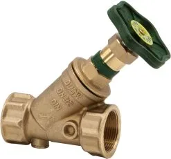 SCHLÖSSER Schlösser KFR-Ventil 0016253200001 DN 32, G 1 1/4, Ohne Entleerung, Nichtsteigende Spindel