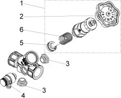 SCHLÖSSER Schlösser KFR-Ventil 0016301500001 DN 15, Rp 1/2, Mit Entleerung, Nichtsteigende Spindel -Pumpen Verkäufe 2022 Schloesser KFR Ventil 0016301500001 DN 15 Rp 1 2 mit Entleerung nichtsteigende Spindel 2 scaled