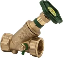 SCHLÖSSER Schlösser KFR-Ventil 0016303200001 DN 32, G 1 1/4, Mit Entleerung, Nichtsteigende Spindel