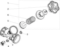 SCHLÖSSER Schlösser KFR-Ventil 0016304000001 DN 40, G 1 1/2, Mit Entleerung, Nichtsteigende Spindel -Pumpen Verkäufe 2022 Schloesser KFR Ventil 0016304000001 DN 40 G 1 1 2 mit Entleerung nichtsteigende Spindel 2 scaled