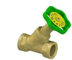 SCHLÖSSER Schlösser Schrägsitzventil 0014051500001 DN 15, Rp 1/2, Ohne Entleerung, Steigende Spindel