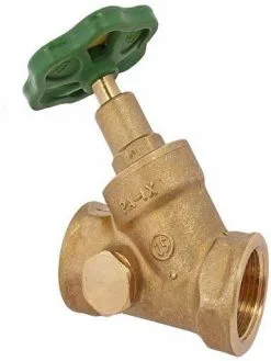 SCHLÖSSER Schlösser Schrägsitzventil 0014102000001 DN 20, Rp 3/4, Mit Entleerung, Steigende Spindel