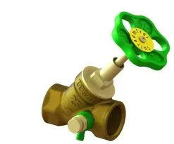 SCHLÖSSER Schlösser Schrägsitzventil 0014102500001 DN 25, Rp 1, Mit Entleerung, Steigende Spindel