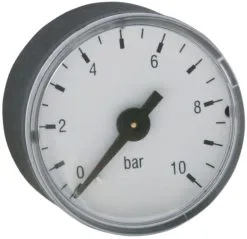 Syr - Sasserath Manometer 2315.01.930 Senkrecht, 1/4", 0-10 Bar, Für DRUFI Max