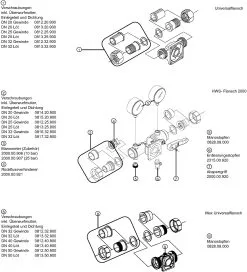 Syr - Sasserath Syr Universal-Flansch Drufi 231520005 DN 20, Mit Beidseitiger Gewindeverschraubung -Pumpen Verkäufe 2022 Syr Universal Flansch Drufi 231520005 DN 20 mit beidseitiger Gewindeverschraubung 2