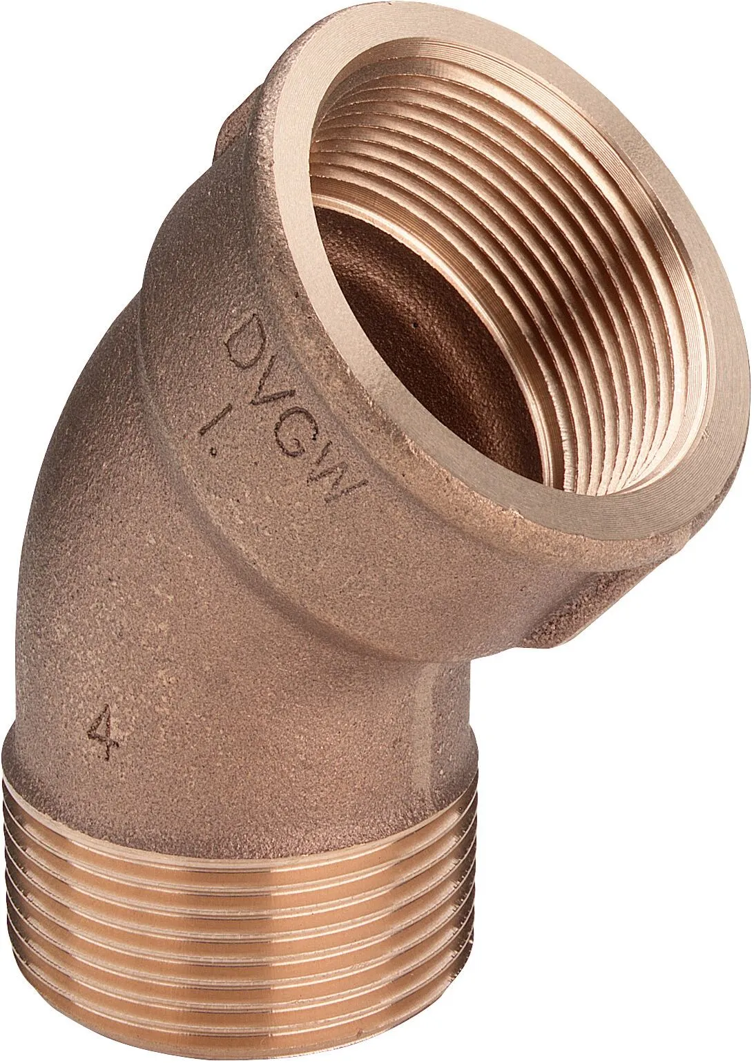 Viega Bogen 281755 R 3/8 X Rp 3/8, 45°, Rotguss 1 Viega Bogen 281755 R 3/8 X Rp 3/8, 45°, Rotguss