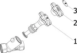 Viega Easytop Schrägsitzventil 756734 DN 25, Rp 1, Rotguss, Für Wasserzählerbügel -Pumpen Verkäufe 2022 Viega Easytop Schraegsitzventil 756734 DN 25 Rp 1 Rotguss fuer Wasserzaehlerbuegel 3