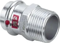 Viega Prestabo Übergangsstück 559045 28 Mm X R 1, Stahl Unlegiert, SC-Contur, Mehrkant