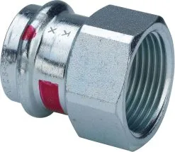 Viega Prestabo Übergangsstück 559120 28 Mm X Rp 1, Stahl Unlegiert, SC-Contur, Mehrkant