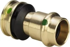 Viega Raxofix Übergangsstück 646745 20 X 22 Mm, Siliziumbronze, Mit SC-Contur, Mit Pressende