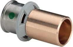 Viega Sanfix-P Einsteckstück 566678 25 X 22 Mm, Mit SC-Contur, Einsteckende, Rotguss