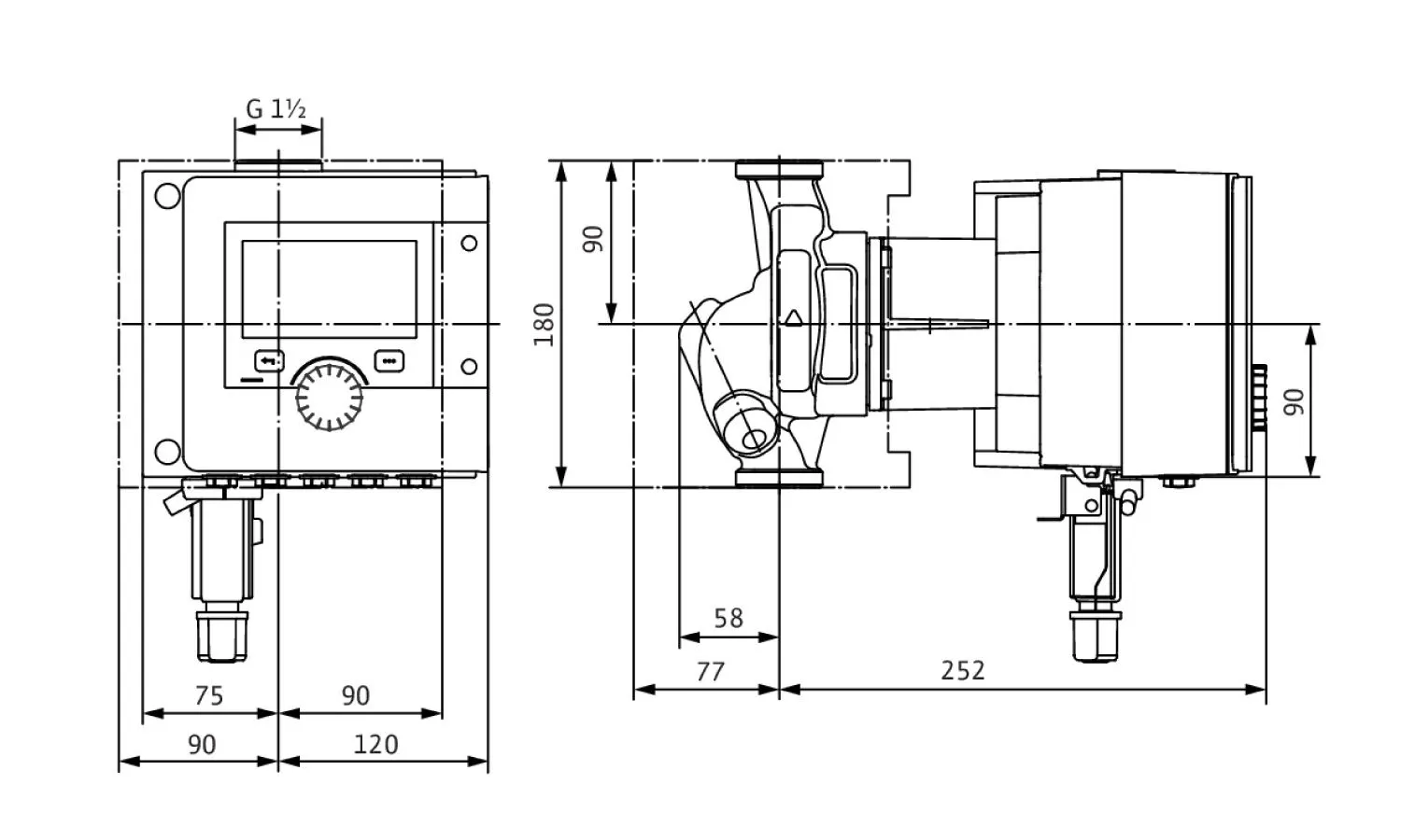 Wilo Stratos MAXO-Z Trinkwasserpumpe 2186307 25/0,5-6, PN 16, 230 V, 50/60 Hz 3 Wilo Stratos MAXO-Z Trinkwasserpumpe 2186307 25/0,5-6, PN 16, 230 V, 50/60 Hz – Bild 3